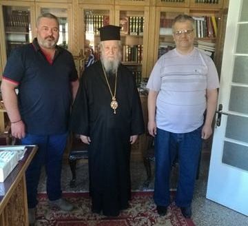Ζήτησαν ευλογία και πήραν μαζί και συμβουλή από τον Μητροπολίτη