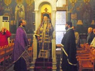 Ο Μητροπολίτης στην Αμάρυνθο