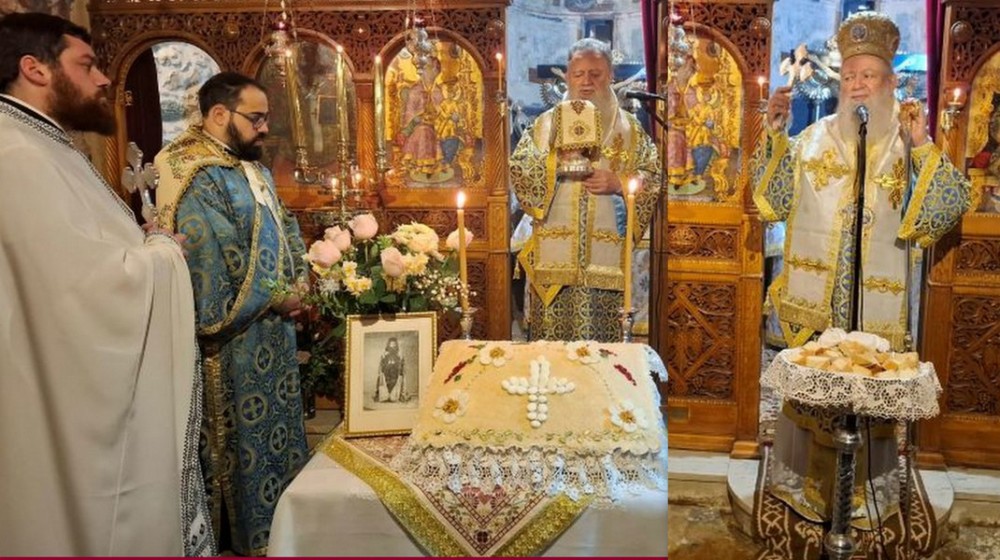 ΑΝΩ ΒΑΘΕΙΑ ΕΥΒΟΙΑΣ: Ο Μητροπολίτης στο μοναστήρι του Αγίου Νικολάου