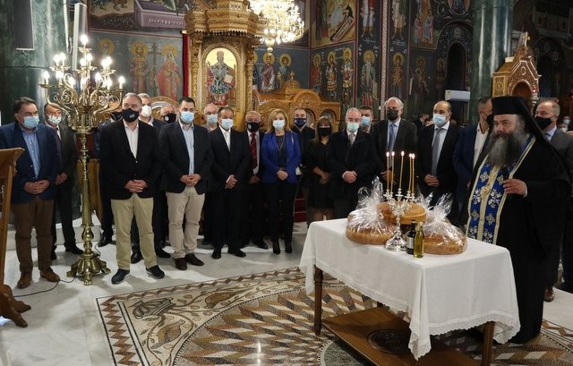 Οι αστυνομικοί τίμησαν τον προστάτη τους Άγιο Αρτέμιο