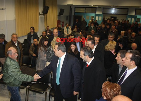 Aντιμνημονιακή γραμμή Καμμένου από την Χαλκίδα