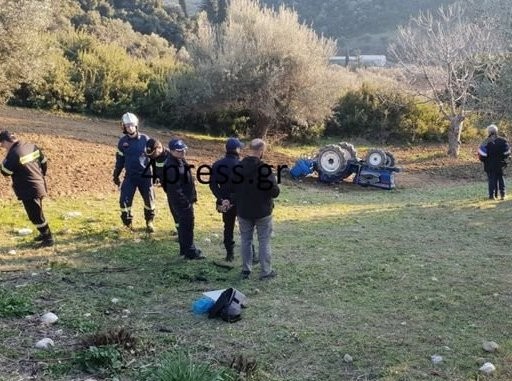 Νεκρός 58χρονος που καταπλακώθηκε από το τρακτέρ του