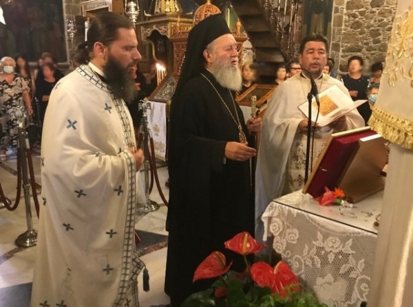 Ο Μητροπολίτης χοροστάτησε σε Αγρυπνία στο Βασιλικό το βράδυ της Κυριακής