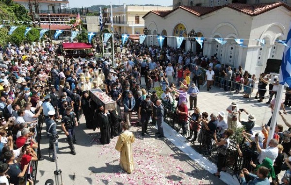 ΠΡΟΚΟΠΙ: Λαμπρή γιορτή με 8 Αρχιερείς για τον Όσιο Ιωάννη τον Ρώσσο (φωτορεπορτάζ)