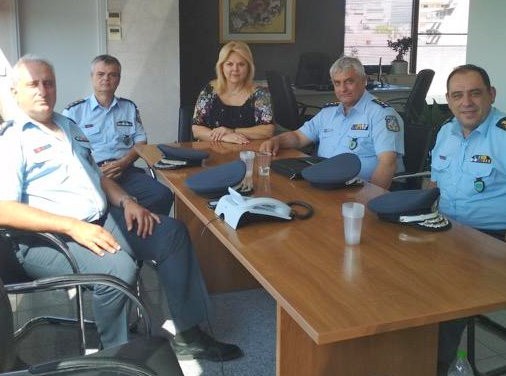 Η Έλενα Βάκα συναντήθηκε με την ηγεσία της Αστυνομίας σε Στερεά Ελλάδα και Εύβοια