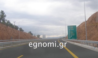 Κλειστό το ρεύμα από Χαλκίδα προς Αθήνα