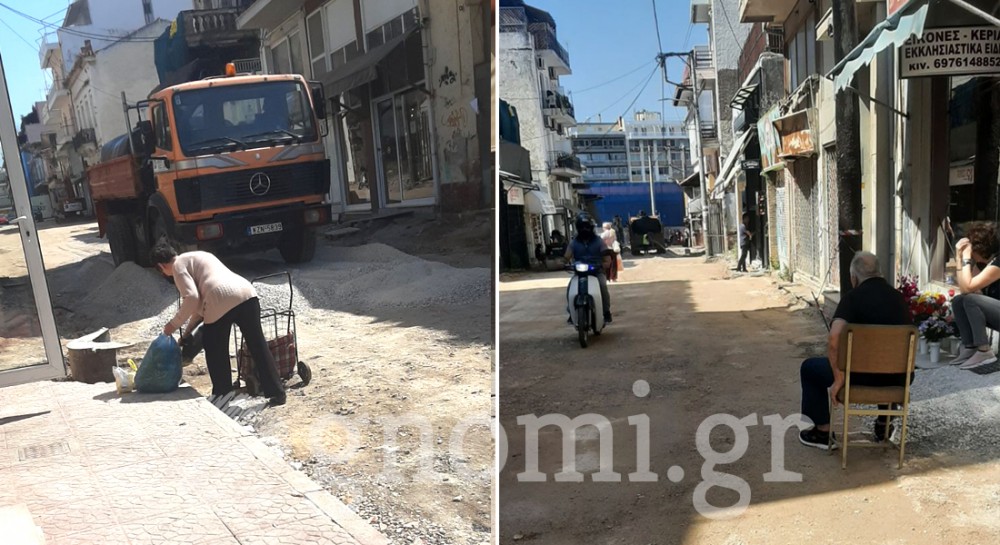 ΧΑΛΚΙΔΑ-ΟΔΟΣ ΓΑΖΕΠΗ: Ταλαιπωρία για καταστηματάρχες και πεζούς