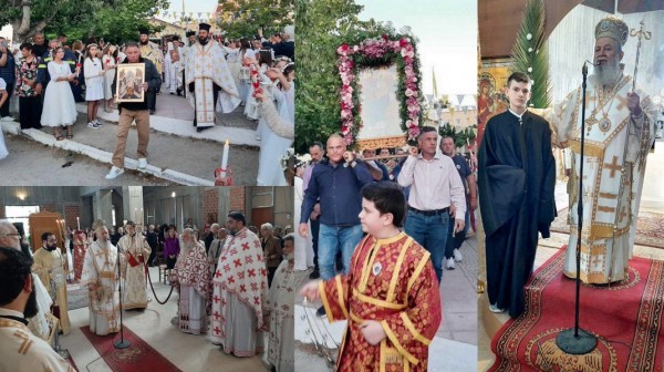 ΕΡΕΤΡΙΑ: Λαμπρή γιορτή στην εκκλησία της Παναγίας Παραβουνιώτισσας (VIDEO)