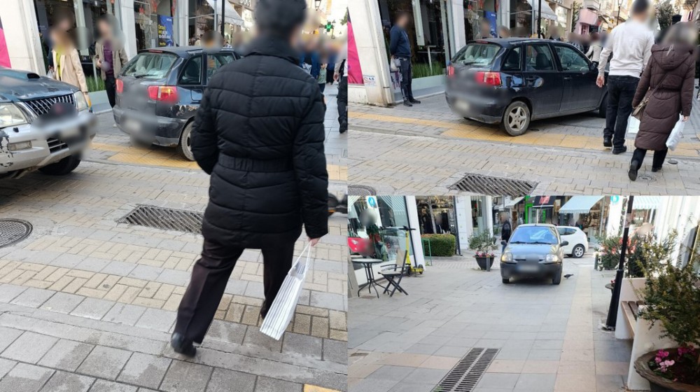 ΧΑΛΚΙΔΑ: Γιορτές με κόσμο στους εμπορικούς δρόμους, αλλά χωρίς κανόνες στο παρκάρισμα