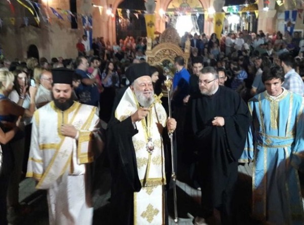 Πανηγύρισε με λαμπρότητα ο ιερός ναός της Αγίας Μαρίνας στη Χαλκίδα