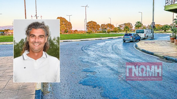 Επικίνδυνο το οδόστρωμα στον κυκλικό κόμβο Ερέτριας