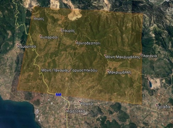 ΠΥΡΚΑΓΙΑ- ΚΟΝΤΟΔΕΣΠΟΤΙ: Άμεση χαρτογράφηση της καμμένης περιοχής