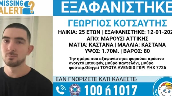 Γιώργος Κοτσαύτης: Βρέθηκε νεκρός σε οικοδομή - Τον αναζητούσαν από τη Δευτέρα