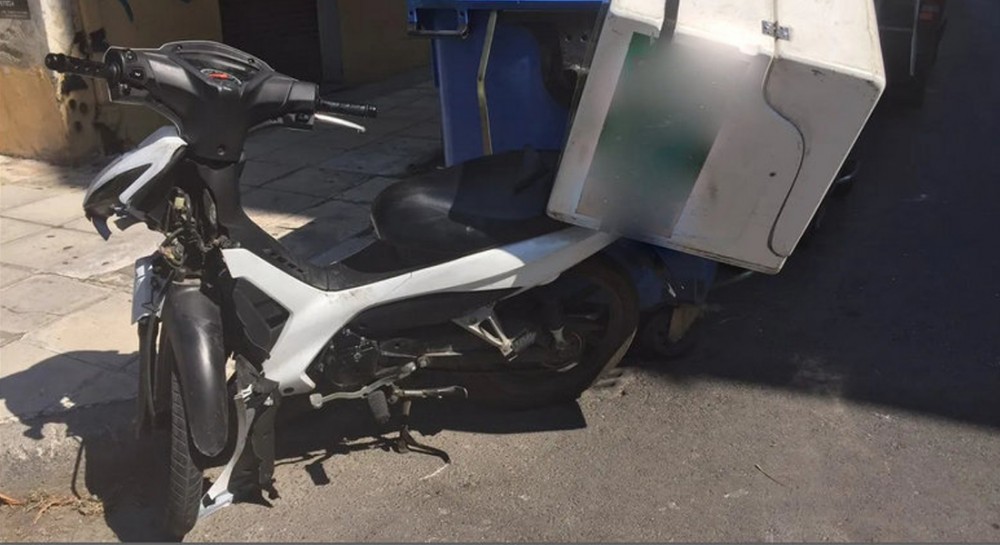 ΧΑΛΚΙΔΑ: 21χρονος ντελιβεράς τράκαρε εξαιτίας της βροχής