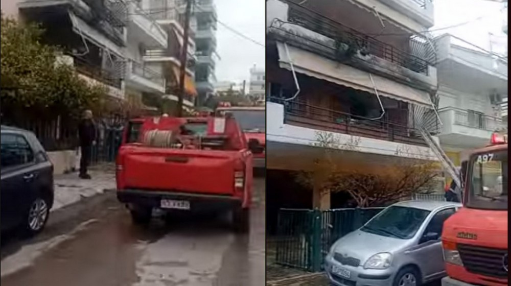 ΧΑΛΚΙΔΑ: Φωτιά σε διαμέρισμα στην οδό Πατριάρχου Γρηγορίου (φωτό)