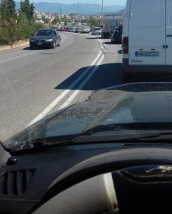 ΧΑΛΚΙΔΑ: Απίστευτη κίνηση στον κόμβο του Αγίου Στεφάνου