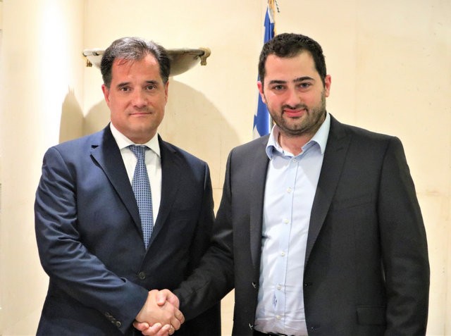 Ο Φάνης Σπανός συναντήθηκε με τον Άδωνι Γεωργιάδη