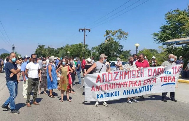 ΜΠΟΥΡΤΖΙ: Συνέλευση των πλημμυροπαθών κατοίκων του Ληλαντίου