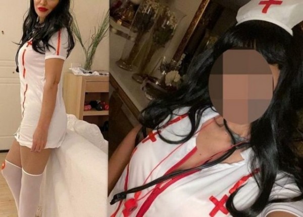 Γνωστή Ελληνίδα μεταμφιέστηκε σε σέξι νοσοκόμα