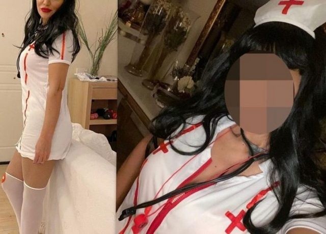 Γνωστή Ελληνίδα μεταμφιέστηκε σε σέξι νοσοκόμα