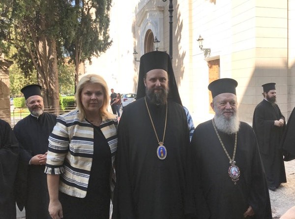 Παρούσα και η Δήμαρχος Χαλκιδέων στην χειροτονία του κ. Φιλόθεου σε Επίσκοπο Ωρεών