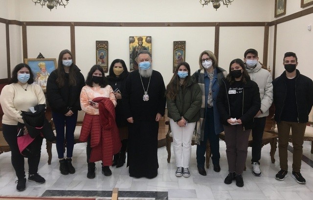 Μαθητές του 2ου Λυκείου Χαλκίδας επισκέφτηκαν τον Μητροπολίτη