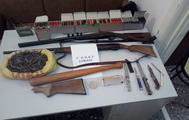 ΙΣΤΙΑΙΑ: Έπιασαν 47χρονο με παράνομα όπλα και χασίς