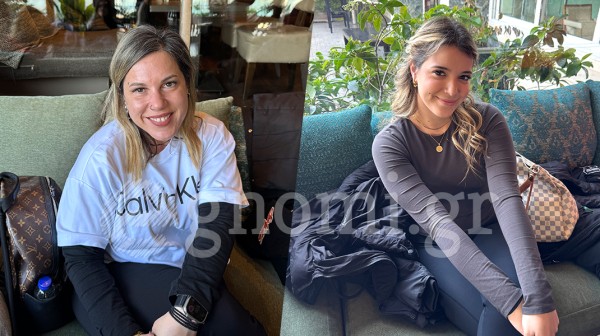 Η Σαντορινιά Ελένη Πατηνιώτη επισκέφτηκε την ανιψιά της Μαρία στη Χαλκίδα