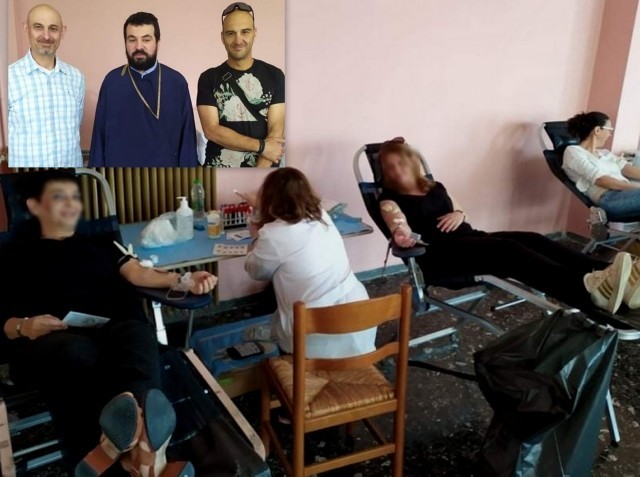 Μάζεψαν 70 φιάλες αίματος από την εθελοντική αιμοδοσία στην Ευαγγελίστρια Κανήθου