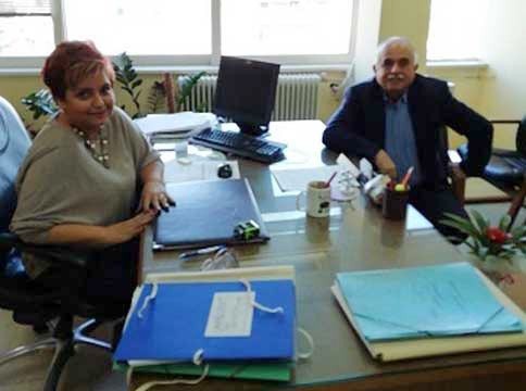 Επισκέψεις του Τάσου Πρατσόλη στο ΙΚΑ και στο Κέντρο Υγείας Χαλκίδας