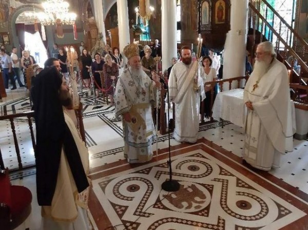 ΧΑΛΚΙΔΑ: Στον Άγιο Δημήτριο η πρώτη λειτουργία του Δεσπότη μετά την καραντίνα