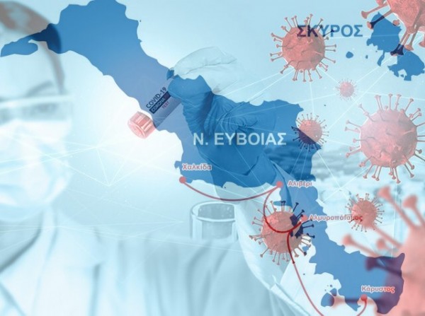 ΚΟΡΩΝΟΪΟΣ: Μειώθηκαν κατά 20% τα κρούσματα αυτή την εβδομάδα στην Εύβοια