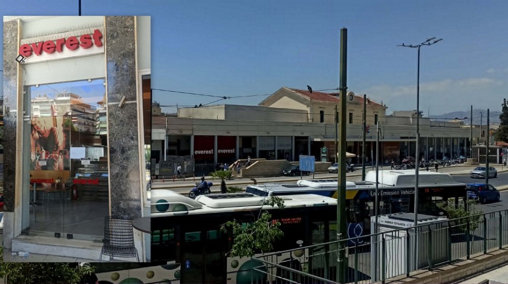 Λουκέτο στο μοναδικό κατάστημα εστίασης του Σταθμού Λαρίσης