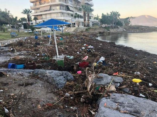 ΑΡΤΑΚΗ: Απίστευτο το θέαμα στην πλαζ της Φανερωμένης μετά την κακοκαιρία