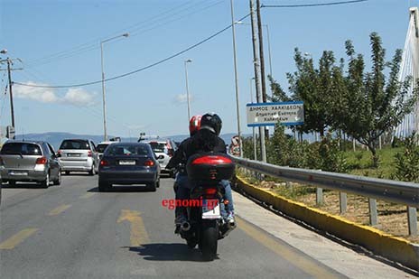 Κυκλοφοριακό αμόκ στην είσοδο της Χαλκίδας