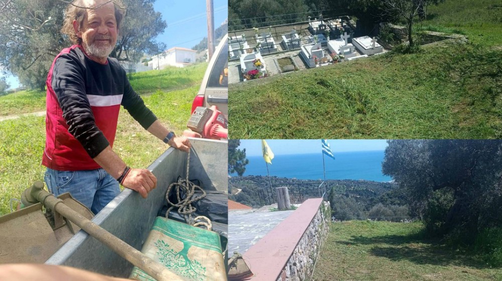 ΕΥΒΟΙΑ: Οι Βιγλάτορες του Οξυλίθου καθάρισαν τα Κοιμητήρια