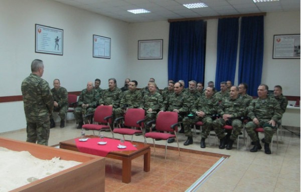 Ενημέρωση εφέδρων αξιωματικών στη Σχολή Πεζικού