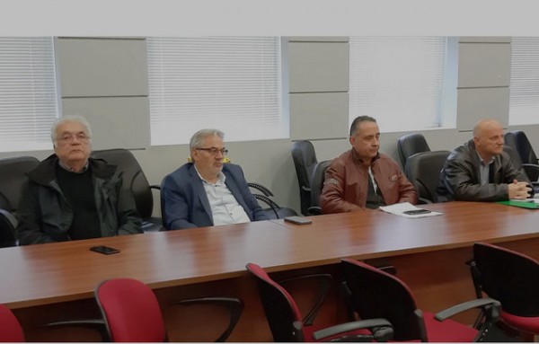 Ο Γιώργος Ακριώτης στη συνεδρίαση του συντονιστικού οργάνου της Πολιτικής Προστασίας Εύβοιας