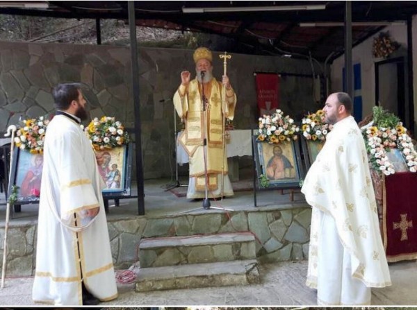 Στο Μίστρο ανήμερα της Αγίας Μαρίνας ο Μητροπολίτης κ. Χρυσόστομος