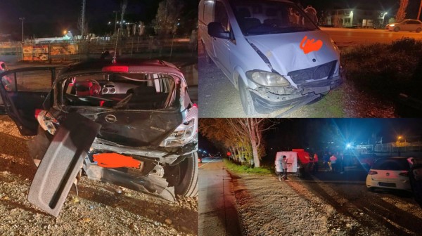 ΕΡΕΤΡΙΑ: Τρομακτική σύγκρουση δύο οχημάτων το βράδυ της Παρασκευής