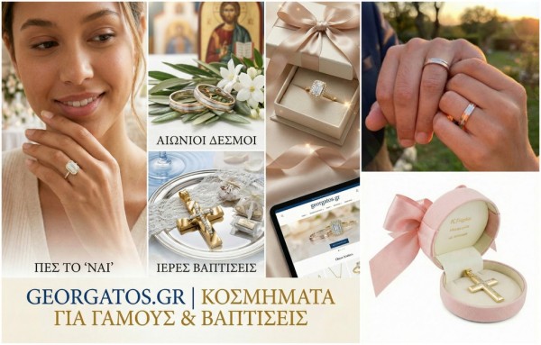ΓΕΩΡΓΑΤΟΣ ΚΟΣΜΗΜΑ: Δίνει λάμψη σε κάθε σημαντική στιγμή σας!
