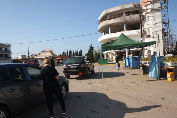 Τεστ κορωνοϊού σε οδηγούς στα Ψαχνά