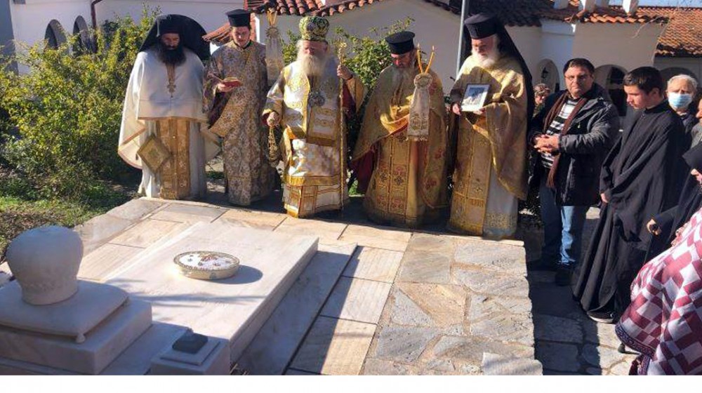 ΑΝΩ ΒΑΘΕΙΑ ΕΥΒΟΙΑΣ: Ο Μητροπολίτης Κυθήρων Σεραφείμ στο μοναστήρι του Αγίου Νικολάου