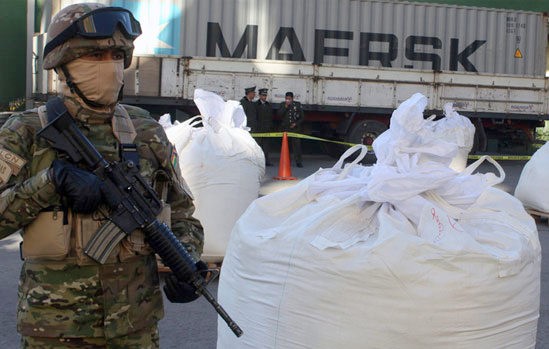 Διεθνής επιχείρηση με ...έπαθλο 2,38 τόνους κοκαΐνη