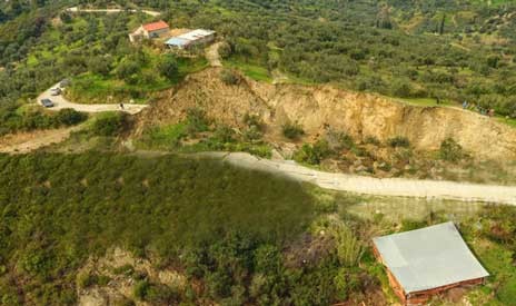 Μεγάλη καταστροφή από την κακοκαιρία στην Ηλεία