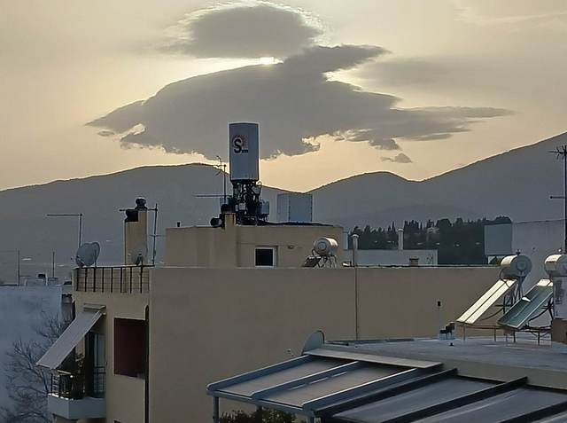 Σύννεφο-καρχαρίας στον ουρανό της Χαλκίδας