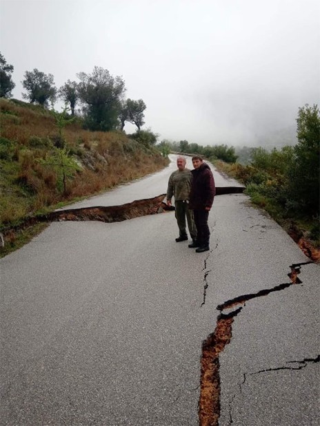 Εντάχθηκαν δύο έργα για αποκατάσταση ζημιών σε δύο Δήμους της Εύβοιας