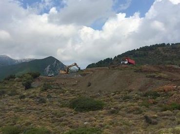 Ξεκίνησε η κατασκευή του Σταθμού Μεταφόρτωσης Απορριμμάτων Κύμης