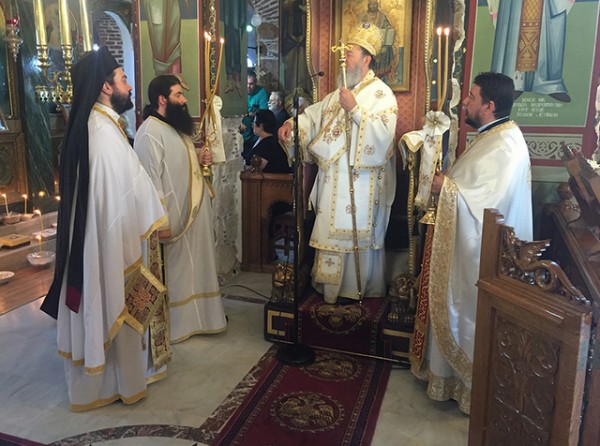 Στο Βασιλικό ο Μητροπολίτης ανήμερα της γιορτής της Παναγίας