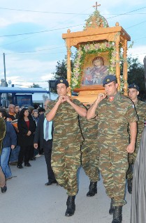 Ήρθε στη Χαλκίδα η εικόνα της Παναγίας της Δεξιάς